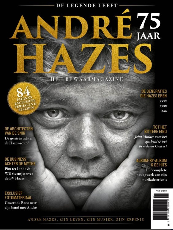 André Hazes 75 Jaar – Hét Bewaarmagazine cover