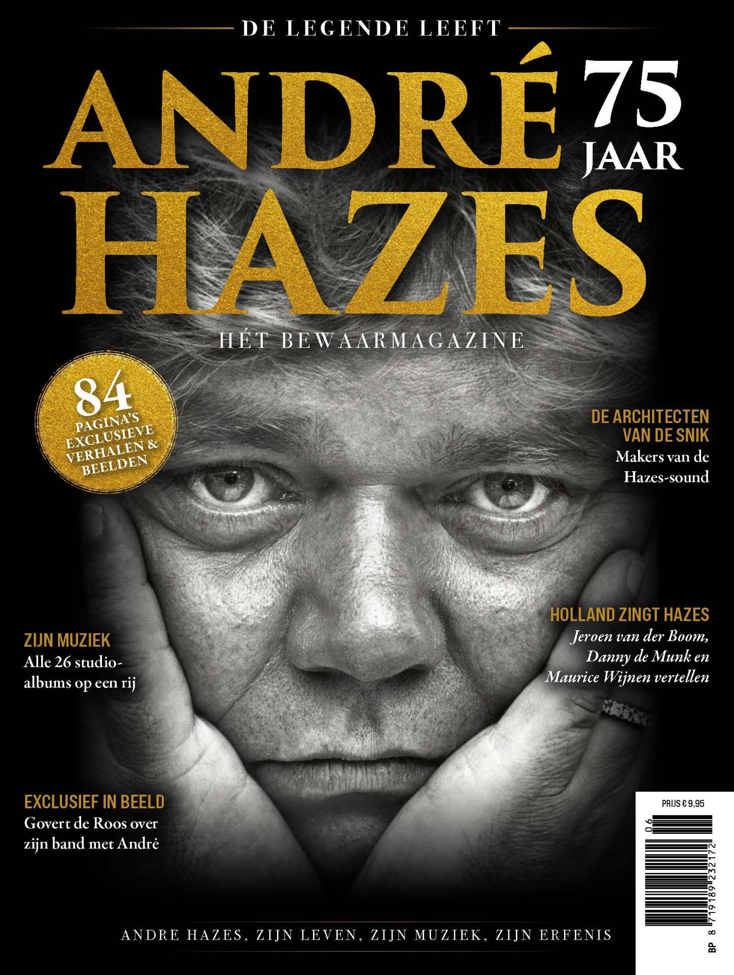 André Hazes 75 Jaar – bewaarmagazine cover
